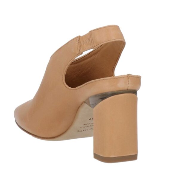 NEW VIC MATIĒ Leather Sandals Beige Size 8.5M - Picture 3 of 4